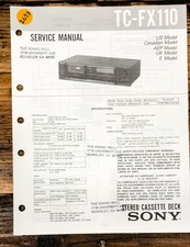 Sony fx110 cassette for sale  Portland