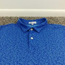 Camisa polo masculina Peter Millar desempenho coral verão conforto azul GG US$ 98 comprar usado  Enviando para Brazil