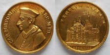 Medaglia cardinale borromini usato  Italia