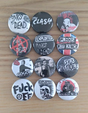 Lot badges punk d'occasion  Grenoble-