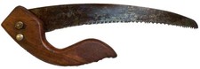 Usado, Serra manual dobrável vintage cabo de madeira poda membro aparar dobrável ~ cerca de 15” comprar usado  Enviando para Brazil