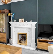 White fireplace surround for sale  ALTRINCHAM
