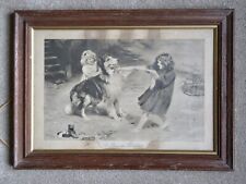 Antique framed print for sale  BUDLEIGH SALTERTON