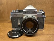 *Medidor raro funciona: quase perfeito* Câmera de Filme Konica FM Lente Hexanon 52mm F/1.8, usado comprar usado  Enviando para Brazil