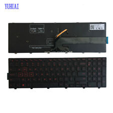 Novo para teclado Dell Inspiron 15-5749 15-5576 15-5577 5577 EUA retroiluminado vermelho comprar usado  Enviando para Brazil