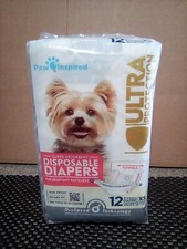 Novas fraldas descartáveis inspiradas na pata para cachorros fêmeas XS ultra proteção 12 unidades comprar usado Novas fraldas descartáveis inspiradas na pata para cachorros fêmeas XS ultra proteção 12 unidades comprar usado  Enviando para Brazil