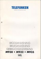 Telefunken m930 m932 gebraucht kaufen  Oldenburg (Oldenburg)