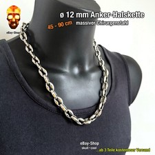 Ankerkette halskette edelstahl gebraucht kaufen  München