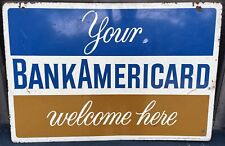 Large vintage bankamericard for sale  Lady Lake