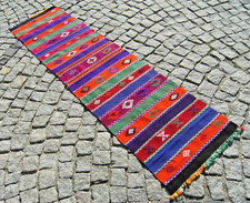 Tapete turco vintage 22"" x 87"" tapete corredor tapete corredor tapete bordado comprar usado  Enviando para Brazil