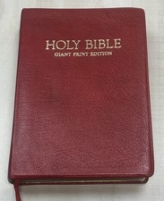  Holy Bible KJV Giant Print Red Letter Edition Thomas Nelson Vintage 1973 comprar usado  Enviando para Brazil