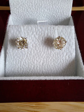 2ct moissanite stud for sale  EXETER