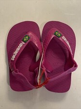 Nova Sandália Havaianas Baby Rose Gum Rosa Flip Flop Elástica Estilingue Traseiro Biqueira Aberta comprar usado Nova Sandália Havaianas Baby Rose Gum Rosa Flip Flop Elástica Estilingue Traseiro Biqueira Aberta comprar usado  Enviando para Brazil