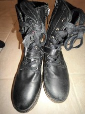 Bottines cuir noir d'occasion  Nîmes