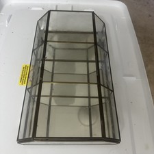 Vtg brass glass for sale  Bridgewater