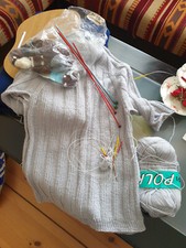 Konvolut strickzeug angefangen gebraucht kaufen  Berlin