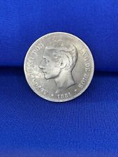 Spanien pesetas 1881 gebraucht kaufen  Hannover