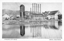 Cartão postal vintage Chico California Stirling City Mills AA53704, usado comprar usado  Enviando para Brazil