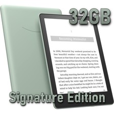 [caixa aberta] Kindle Paperwhite Signature Edition verde agave (32GB) 6,8" sem fio, usado comprar usado  Enviando para Brazil