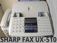 Antiga máquina de fax Sharp UX-510 copiadora telefone atendimento comprar usado  Enviando para Brazil