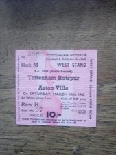 Tottenham ticket aston for sale  INGATESTONE