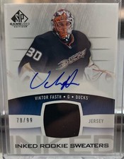 Suéteres VIKTOR FASTH 2013-14 Upper Deck SP jogo usado tinta novato 78/99 ﻿ comprar usado  Enviando para Brazil