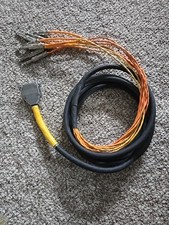Cabo de áudio Digidesign Avid DB25 para TRS DigiSnake 12 pés preto laranja balanceado  comprar usado  Enviando para Brazil