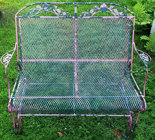 garden outdoor rustic bench for sale  Rockfall
