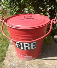Vintage red galvanised for sale  USK