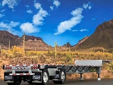 Stepdeck transcraft prata 1/64 DCP com caixa de rodas comprar usado  Enviando para Brazil