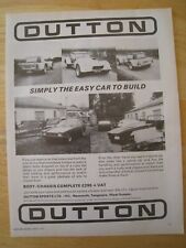 Dutton sports ltd for sale  BRISTOL