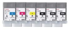 6 x Original Canon Imageprograf iPF510 iPF605 iPF610 PFI-102MBK 102BK 102C 102M, usado comprar usado  Enviando para Brazil