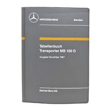 Tabellenbuch mercedes transpor gebraucht kaufen  Nürnberg