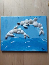 Muschelbild leinwand delphi gebraucht kaufen  Wallenhorst