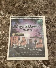 wrestlemania program for sale  Panama City