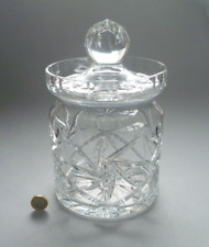 Crystal biscuit barrel for sale  KIRKBY-IN-FURNESS