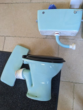 Turquoise retro toilet for sale  YORK