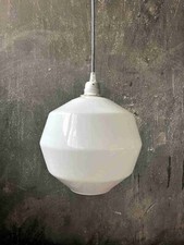 Hängelampe palweißem glas gebraucht kaufen  Berlin
