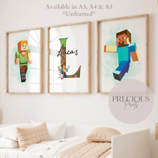 Set minecraft personalised for sale  BURY