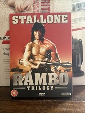 The Rambo Trilogy : First Blood / Rambo - First Blood 2 / Rambo 3 (caixa de 3 discos Se comprar usado  Enviando para Brazil