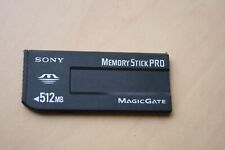 SONY MEMORY STICK PRO 512 MB PORTA MÁGICA PARA CÂMERAS / FILMADORAS / PSP / VAIO comprar usado  Enviando para Brazil