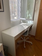 Scrivania bianca ikea usato  Roma
