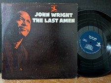 John Wright - The Last Amen 1965 Prestige 8322 Rare Mono Gene Taylor Vinyl VG+ segunda mano  Embacar hacia Mexico