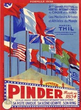 Pinder 1938 affiche d'occasion Pinder 1938 affiche d'occasion  Saint-Orens-de-Gameville