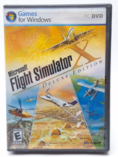 Microsoft Flight Simulator X: Deluxe Edition (PC DVD 2006) CIB e Testado comprar usado  Enviando para Brazil