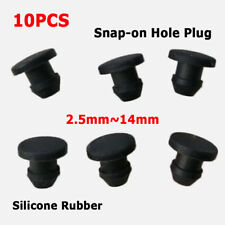 10x plugue de furo de encaixe preto 2,5 ~ 14mm borracha de silicone tampas de extremidade plugue de vedação comprar usado  Enviando para Brazil