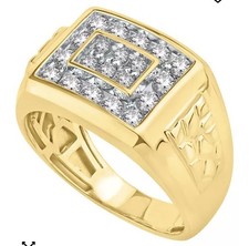 Men diamond cluster for sale  Valdosta