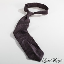 Berinjela de seda italiana Brooks Brothers ouro roxo pontilhado cubos geométricos gravata sem reserva comprar usado  Enviando para Brazil