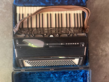 VINTAGE M. HOHNER 120 BAIXO 41 TECLAS ACORDEÃO E ESTOJO RÍGIDO -FUNCIONA, usado comprar usado  Enviando para Brazil
