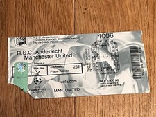 Ticket 2000 anderlecht d'occasion  Expédié en Belgium